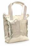 GEANȚĂ DIN PIELE shopper bag Vera Pelle auriu 1356