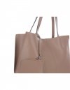 GEANȚĂ DIN PIELE shopper bag Vittoria Gotti bej V8