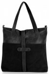 GEANȚĂ DIN PIELE shopper bag Roberto Ricci negru 18139