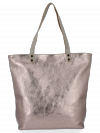 GEANȚĂ DIN PIELE shopper bag Vittoria Gotti maro B24