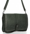 GEANȚĂ DE DAMĂ tip poștaș BEE BAG verde 2152M119