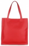 GEANȚĂ DIN PIELE shopper bag Genuine Leather roșu 5013