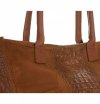 GEANȚĂ DIN PIELE cufăr Genuine Leather roșcat 80042