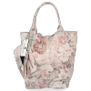 GEANȚĂ DIN PIELE shopper bag Vittoria Gotti roz de pudră VG91