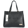 GEANȚĂ DIN PIELE business Vittoria Gotti negru V558048