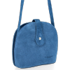 GEANȚĂ DIN PIELE tip poștaș Vittoria Gotti denim V530073CAM