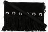 GEANȚĂ DIN PIELE tip poștaș Vittoria Gotti negru V5859C