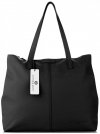 GEANȚĂ DIN PIELE shopper bag Vittoria Gotti negru V5705