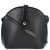 GEANȚĂ DIN PIELE tip poștaș Vittoria Gotti negru V530073VAC