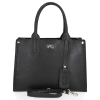 GEANȚĂ DIN PIELE cufăr Vittoria Gotti negru V554050