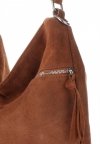 GEANȚĂ DIN PIELE universală Genuine Leather roșcat 5577C