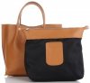 GEANȚĂ DIN PIELE shopper bag Vittoria Gotti roșcat V355