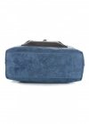 GEANȚĂ DIN PIELE shopper bag Genuine Leather gri deschis 358