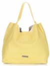 GEANȚĂ DIN PIELE shopper bag Vittoria Gotti verde de limetă V230