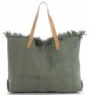 GEANȚĂ DIN PIELE shopper bag Vittoria Gotti verde V5902