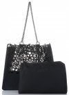 GEANȚĂ DIN PIELE shopper bag Vittoria Gotti negru V5798