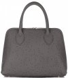 GEANȚĂ DIN PIELE cufăr Genuine Leather gri 80032
