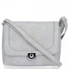 GEANȚĂ DE DAMĂ tip poștaș BEE BAG gri deschis 1002S24