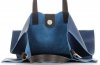 GEANȚĂ DIN PIELE universală Genuine Leather bleumarin 691756