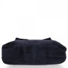 GEANȚĂ DIN PIELE shopper bag Genuine Leather bleumarin 8023