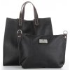 GEANȚĂ DIN PIELE universală Genuine Leather negru 691756