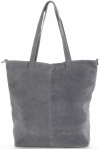 GEANȚĂ DIN PIELE universală Genuine Leather gri 805