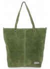 GEANȚĂ DIN PIELE shopper bag Vittoria Gotti verde VG41