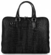 GEANȚĂ DIN PIELE business Vittoria Gotti negru V871