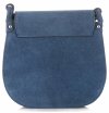 GEANȚĂ DIN PIELE tip poștaș Vittoria Gotti denim V1355