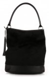 GEANȚĂ DIN PIELE shopper bag Vera Pelle negru 8502