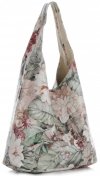 GEANȚĂ DIN PIELE shopper bag Vittoria Gotti maro pământiu VF9802