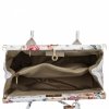 Geantă De Piele La Modă Tip Casetă Italiană Cu Modele 800-F Albă