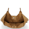Kožené kabelka shopper bag Vittoria Gotti svetlo modrá V5190