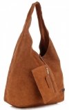 Kožené kabelka shopper bag Vittoria Gotti ryšavá V8802