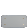 Kožené kabelka kufrík Vittoria Gotti svetlo šedá V817