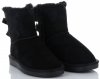 dámske snehule Crystal Shoes čierna 7332