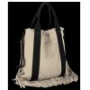 Kožené kabelka shopper bag Vittoria Gotti béžová B7