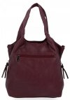 Dámska kabelka shopper bag Hernan bordová HB0293