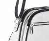 Kožené kabelka listonoška Genuine Leather biela 5100