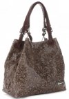 Kožené kabelka shopper bag Vittoria Gotti zemitá V80049