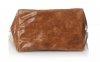 Kožené kabelka shopper bag Genuine Leather ryšavá 788