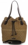 Dámska kabelka shopper bag Vittoria Gotti zelená V1005