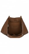 Kožené kabelka shopper bag Vittoria Gotti hnedá V577