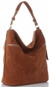 Kožené kabelka univerzálna Genuine Leather ryšavá 5577C