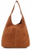 Kožené kabelka shopper bag Vittoria Gotti ryšavá V8802