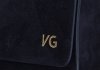 Kožené kabelka listonoška Vittoria Gotti tmavo modrá V3084OD