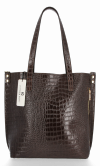 Kožené kabelka shopper bag Vittoria Gotti čokoládová VG803