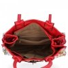 Dámska kabelka kufrík Hernan červená HB0248-1