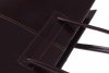 Kožené kabelka listová kabelka Genuine Leather čokoládová 840