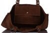 Kožené kabelka shopper bag Vittoria Gotti hnedá V22